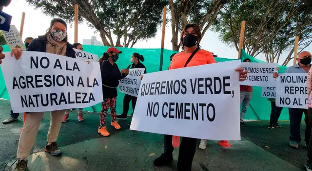 Vecinos resaltan que de realizarse esta obra, se estarían perdiendo importantes áreas verdes que son muy importantes para Miraflores
