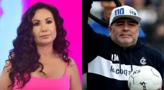 Janet Barboza presentaba un segmento sobre los excesos de Diego Maradona en América Hoy cuando soltó la errónea información. Janet Barboza presentaba un segmento sobre los excesos de Diego Maradona en América Hoy cuando soltó la errónea información.