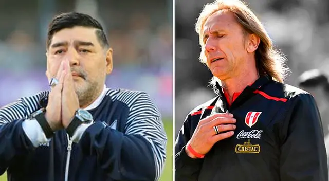 Maradona y Gareca jugaron juntos en Boca Juniors.