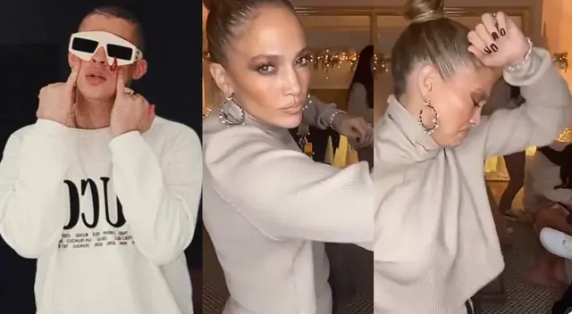 Jennifer López sorprende al bailar al ritmo de 'Dákiti' de Bad Bunny