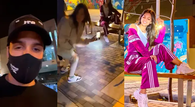 Luciana, Mario y Korina se reúnen en improvisaron una divertida sesión de fotos