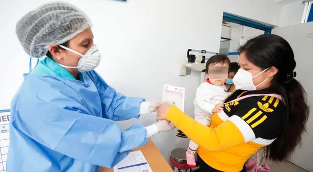 Más de 300 niños fueron vacunados.