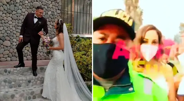 Olinda Castañeda y su esposo Christian Marcial anunciaron en redes sociales que denunciarán a las personas que interrumpieron su boda, ya que señalan haber cumplido los protocolos. Olinda Castañeda y su esposo Christian Marcial anunciaron en redes sociales que denunciarán a las personas que interrumpieron su boda, ya que señalan haber cumplido los protocolos.