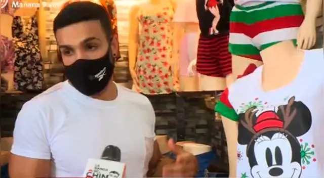 Mario Irivarren se encontraba realizando una entrevista cuando vio a los dos trabajadores y se preocupó. Mario Irivarren se encontraba realizando una entrevista cuando vio a los dos trabajadores y se preocupó.