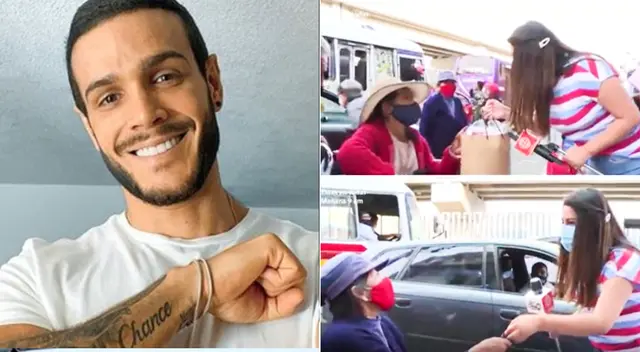 Mario Irivarren se encontraba realizando una entrevista cuando vio a los dos trabajadores y se preocupó. Mario Irivarren se encontraba realizando una entrevista cuando vio a los dos trabajadores y se preocupó.