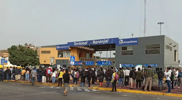 Paro de concesionarios del Metropolitano.