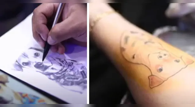 La escena causó el asombro de varios usuarios en las redes sociales.