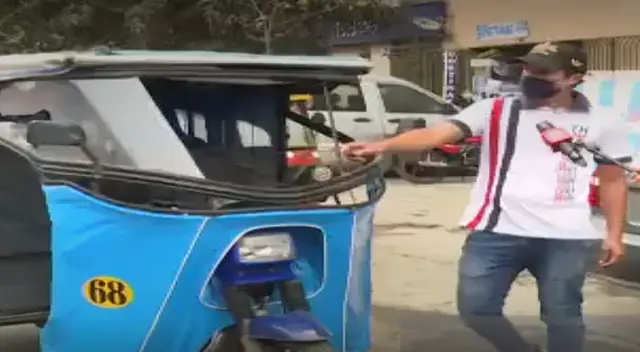 Fiscalizadores de la Municipalidad de La Victoria destrozaron las lunas de un mototaxi. Fiscalizadores de la Municipalidad de La Victoria destrozaron las lunas de un mototaxi.