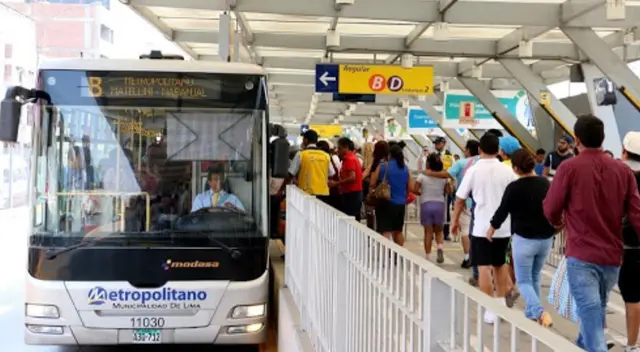 MTC informó el servicio del Metropolitano. MTC informó el servicio del Metropolitano.