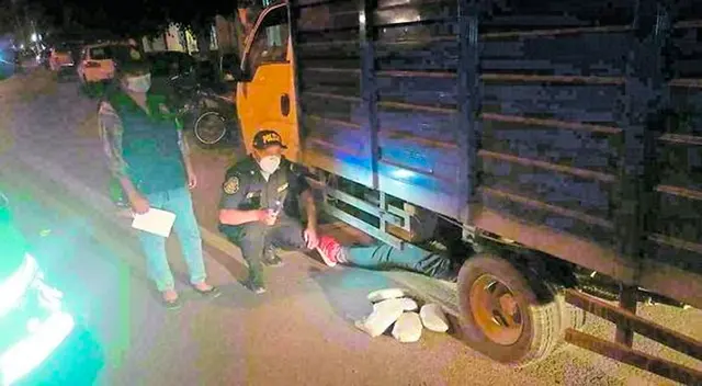 La PNP en plena intervención La PNP en plena intervención