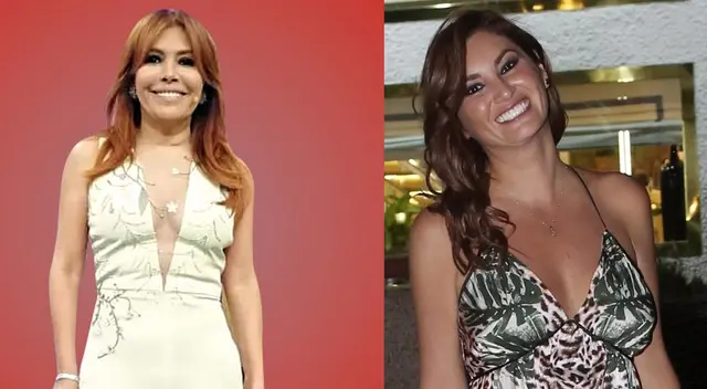 Magaly Medina molesta con Aneth Acosta. Magaly Medina molesta con Aneth Acosta.