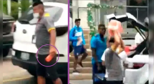 Agreden a periodista por acercarse a Jean Deza.