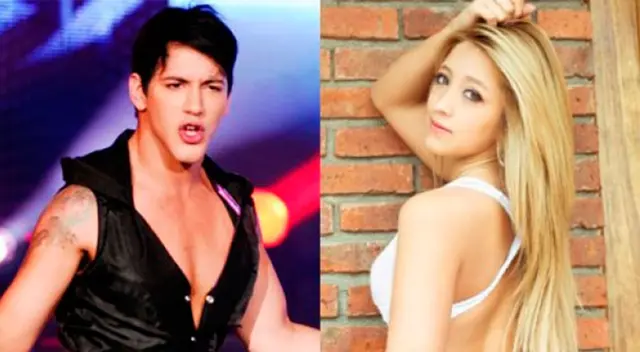 Jean Paul Santa María y Romina Gachoy cantan juntos. Jean Paul Santa María y Romina Gachoy cantan juntos.