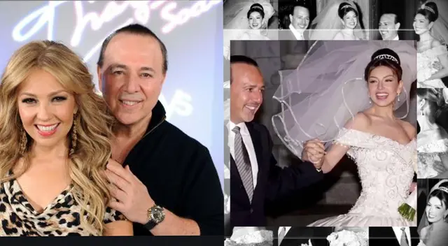 Thalía celebra 20 años de feliz matrimonio junto a Tommy Mottola y dedica tierno mensaje