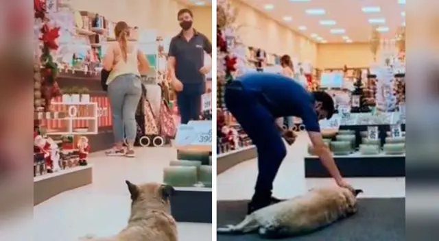 “Pensamos que venía a sacarlo. Amamos a este vendedor”, se lee en la descripción del video viral