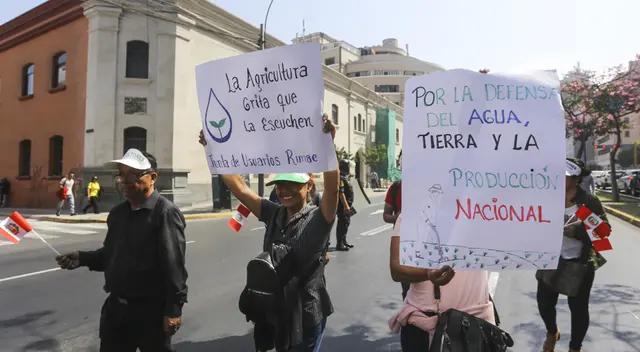 Paro de trabajadores agrícolas.
