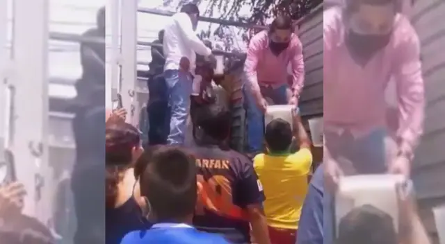 Pasajeros varados reciben ayuda de ganaderos. Pasajeros varados reciben ayuda de ganaderos.