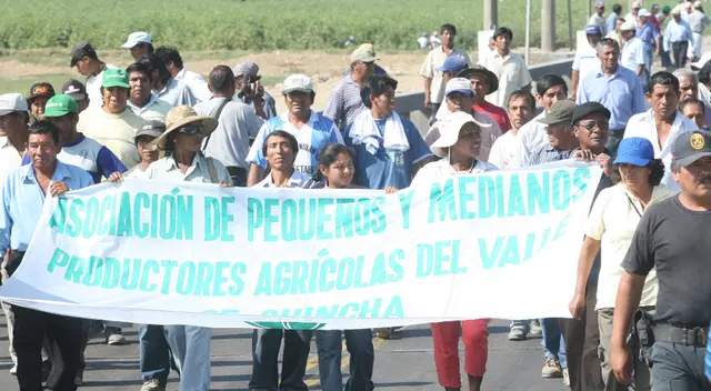 Paro agrícola en Ica.