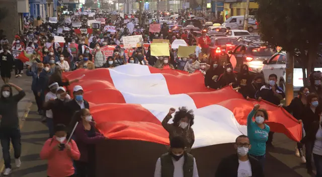Marcha en apoyo de los trabajadores agrícolas.