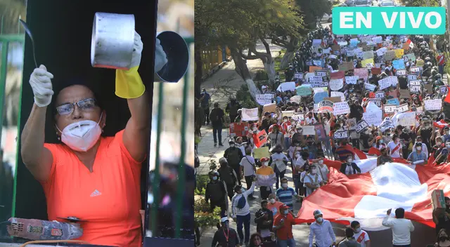 Marcha en apoyo de los trabajadores agrícolas.