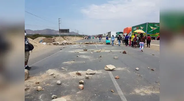 Quinto día consecutivo del paro agrario en Ica
