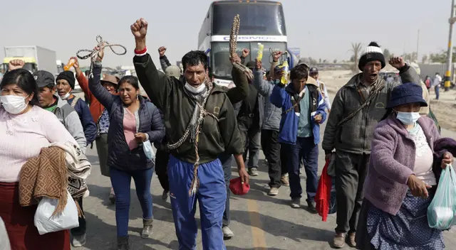 Los trabajadores agrícolas celebraron la derogación de Ley de Promoción Agraria.