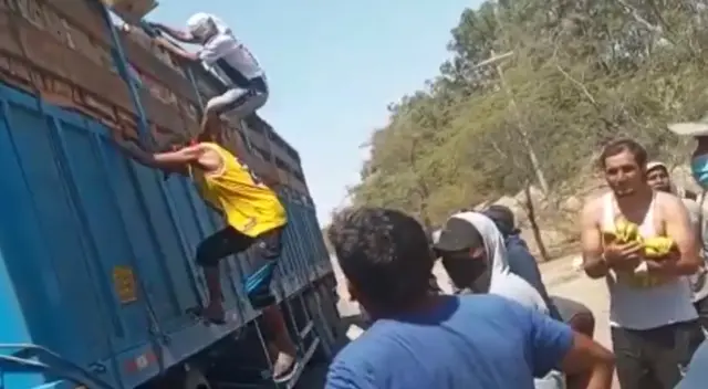 Roban cajas de fruta durante paro agrario.