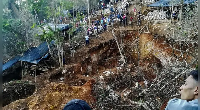Al menos 15 personas quedan atrapadas tras derrumbe en mina de Nicaragua.