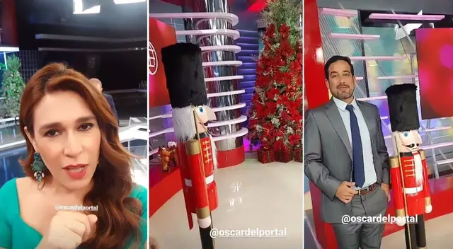 Verónica Linares contó entre risas cómo reaccionó Óscar del Portal tras hacerle una broma en pleno programa en vivo en América Noticias.