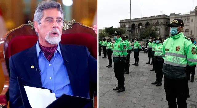 El presidente Francisco Sagasti defendió su decisión de colocar a profesionales para gestionar y administrar a la Policía Nacional durante la gestión de transición. El presidente Francisco Sagasti defendió su decisión de colocar a profesionales para gestionar y administrar a la Policía Nacional durante la gestión de transición.