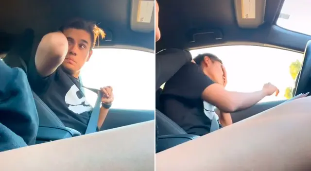 El joven no sospechó que se trataba de una broma de su novia. El joven no sospechó que se trataba de una broma de su novia.