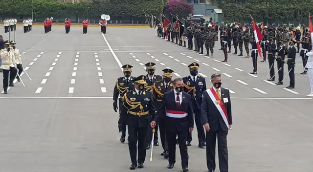 El presidente Francisco Sagasti dirigió un discurso en el marco del 32° aniversario de la Policía Nacional del Perú.