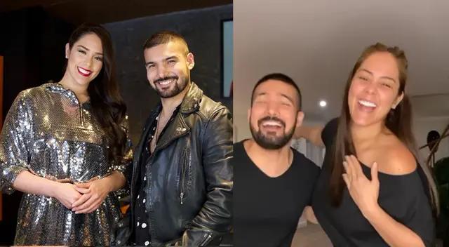 Karen Schwarz y Ezio Oliva protagonizan romántico momento. Karen Schwarz y Ezio Oliva protagonizan romántico momento.