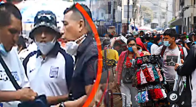 Alcalde Jorge Muñoz lidera operativo en Mesa Redonda a fin de recuperar los espacios públicos.