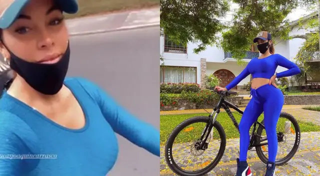 Aída Martínez aseguró que su ginecólogo le dio permiso para realizar esta actividad y le pidió a sus seguidores no preocuparse. Aída Martínez aseguró que su ginecólogo le dio permiso para realizar esta actividad y le pidió a sus seguidores no preocuparse.