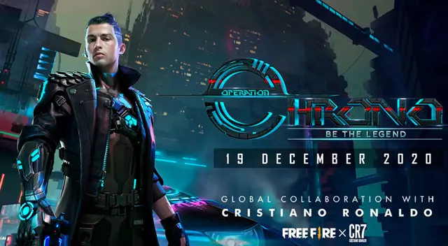 Cristiano Ronaldo nuevo personaje de Free Fire.