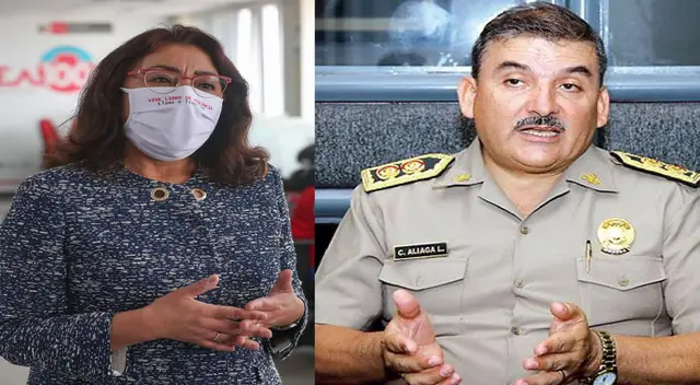 Violeta Bermúdez se reunión con Cluber Aliaga el lunes 7 de diciembre, antes de su renuncia al cargo de ministro del Interior.