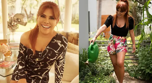 Magaly Medina revela que le gusta la jardinería. Magaly Medina revela que le gusta la jardinería.