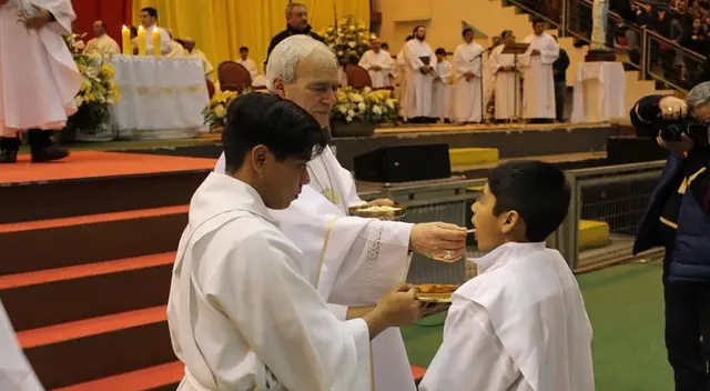 Primera Comunión en el Día de la Inmaculada Concepción | Foto: Difusión. Primera Comunión en el Día de la Inmaculada Concepción | Foto: Difusión.
