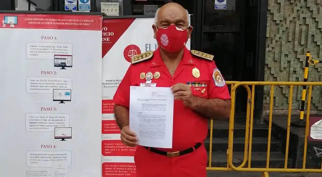 Comandante general de los Bomberos Larry Steve Lync Solís presentó acción de amparo ante el Poder Judicial Comandante general de los Bomberos Larry Steve Lync Solís presentó acción de amparo ante el Poder Judicial