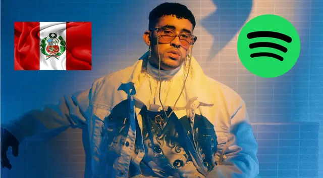 Según la lista “Top Artistas Perú 2020” de Spotofy, Bad Bunny se ubica en el primer lugar con su tema “Safaera”.