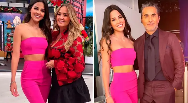 Luciana Fuster viajó a México para ser entrevistada en programa de Televisa.