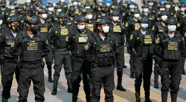 Policía Nacional del Perú.