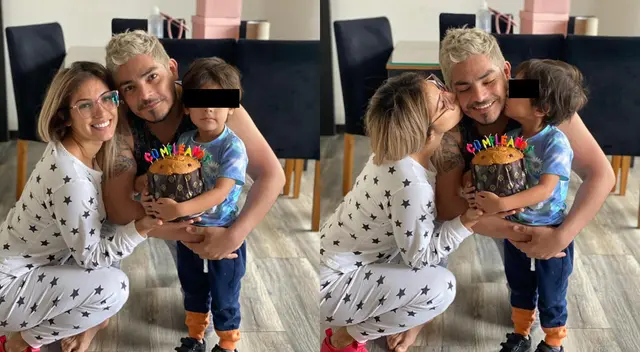 Erick Elera sorprendió a sus seguidores al mostrar que su esposa y su hijo le cantaron "feliz cumpleaños" con velas en un panetón. Erick Elera sorprendió a sus seguidores al mostrar que su esposa y su hijo le cantaron "feliz cumpleaños" con velas en un panetón.