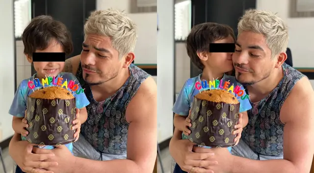 Erick Elera sorprendió a sus seguidores al mostrar que su esposa y su hijo le cantaron "feliz cumpleaños" con velas en un panetón. Erick Elera sorprendió a sus seguidores al mostrar que su esposa y su hijo le cantaron "feliz cumpleaños" con velas en un panetón.