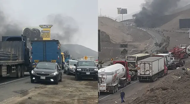 La Panamericana Sur fue bloqueada por colectiveros. La Panamericana Sur fue bloqueada por colectiveros.