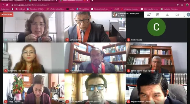 Presidenta electa Elvia Barrios se reunió contra los presidentes de las Cortes del país