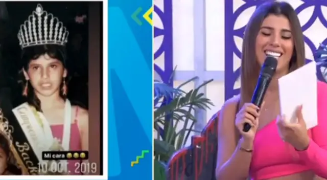 Yahaira Plasencia revela fotografía inédita de su reinado en el colegio [VIDEO]