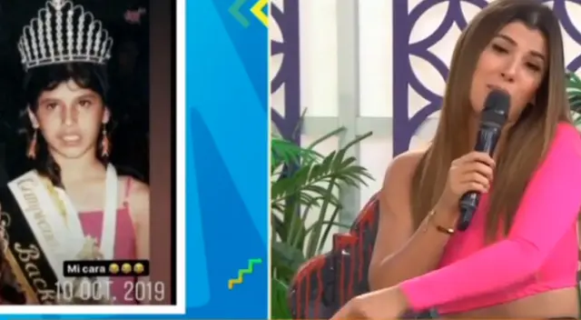 Yahaira Plasencia revela fotografía inédita de su reinado en el colegio [VIDEO]