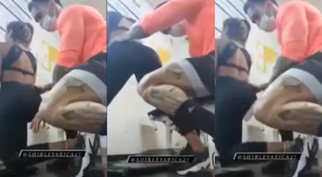 Diego Chávarri decidió tentar suerte en el rubro de entrenamiento, y su primera clienta fue Shirley Arica.